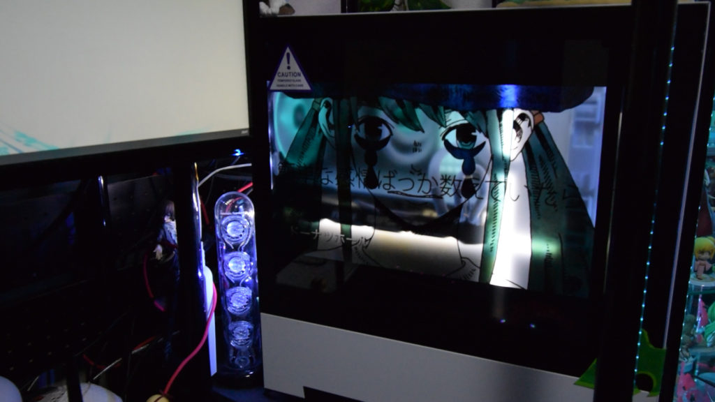 MODPC 透過液晶ディスプレイ自作。メインPCを近未来的MODPCに改造し 